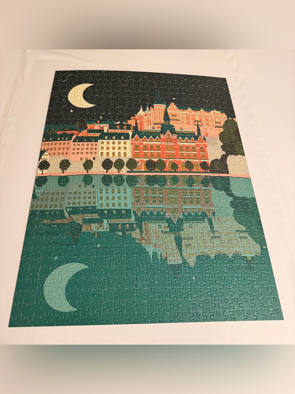 JIGGY Starry Night in Stockholm Jessica Leslie Puzzle 800 Pieces Artsy Print